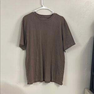 Brown Relaxed Fit Short Sleeve Tee